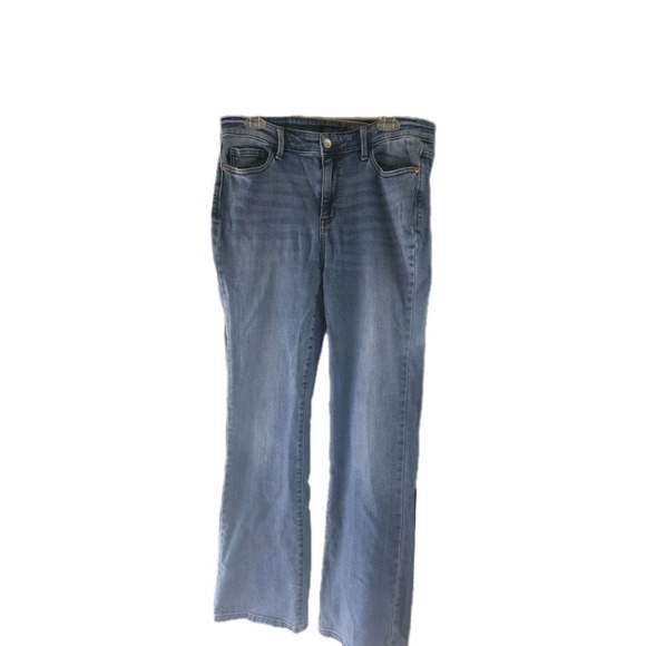 Judy Blue Boot Cut Jeans Women's Size 13/31 Medium Wash Denim Button Fly - Picture 1 of 8